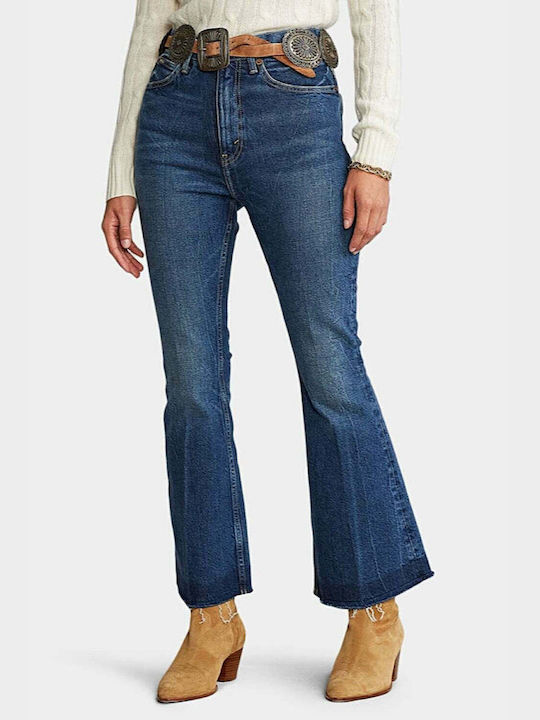 Ralph Lauren High Waist Women's Jean Trousers Flared