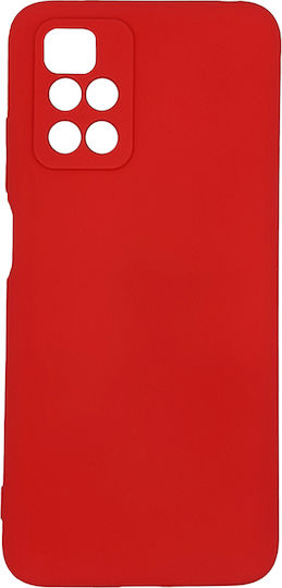 Sonique Umschlag Rückseite Silikon Rot (Redmi 10 / 10 2022)