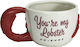 Abysse You Are My Lobster Ceramic Mug Beige 500ml