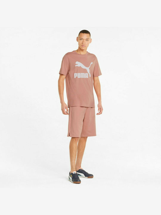 Puma Classics Men's Short Sleeve T-shirt Pink