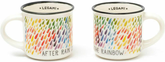Legami Milano After Rain Κούπα Εμαγιέ Πολύχρωμη 2τμχ Legami Milano After Rain Κούπα Εμαγιέ Πολύχρωμη 2τμχ