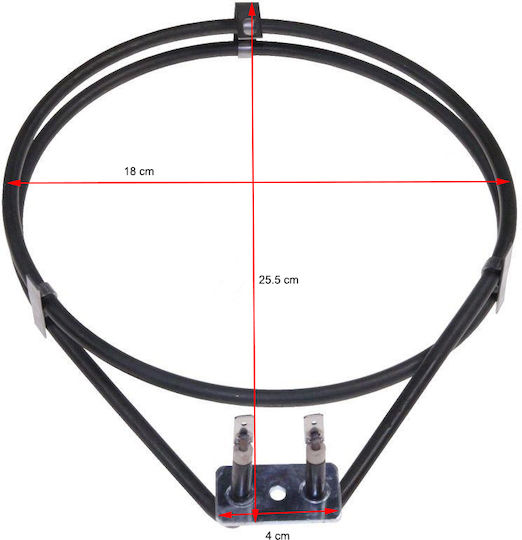 AEG Rezistență de schimb pentru cuptor Compatibil cu AEG 25.5x18cm