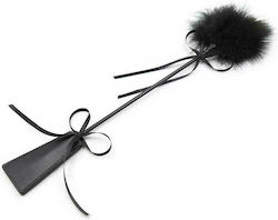 Fetish Addict Feather & Tickler Paddle 49cm Paddle Black