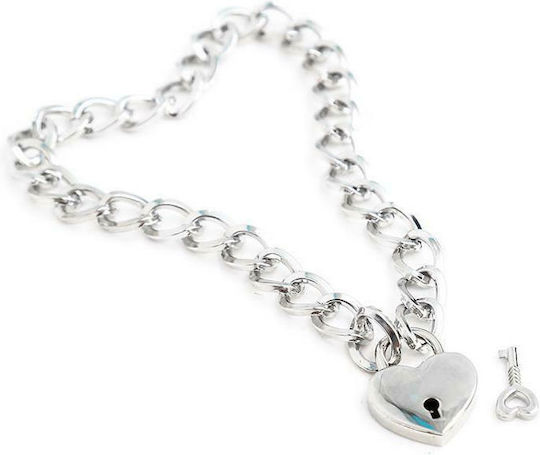 Fetish Addict Metal Collar with Lock Medium 44cm
