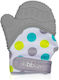 Bbluv Teething Glove made of Silicone for 3 m+ Grey 1pcs
