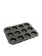 Ruhhy Non-stick Aluminum Cupcakes & Muffins 12 Cups Baking Pan 35x26.5x3.5cm