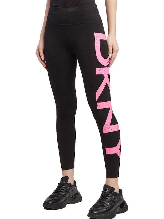 DKNY Training Γυναικείο Cropped Κολάν Μαύρο