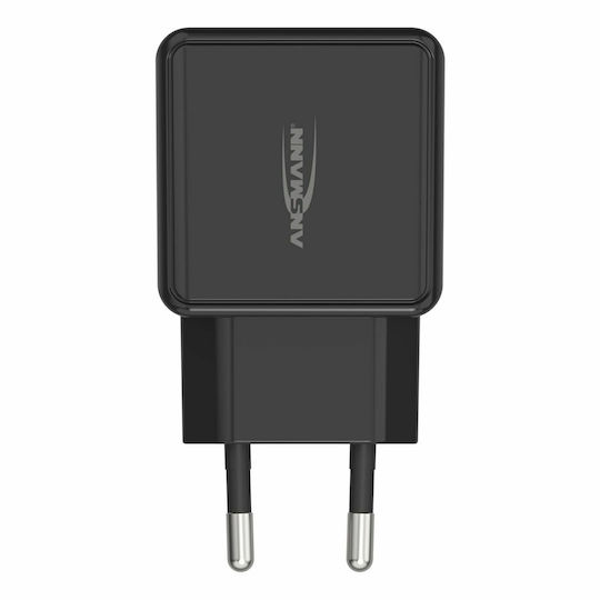 Ansmann Φορτιστής Χωρίς Καλώδιο με Θύρα USB-A Μαύρος (HC212)