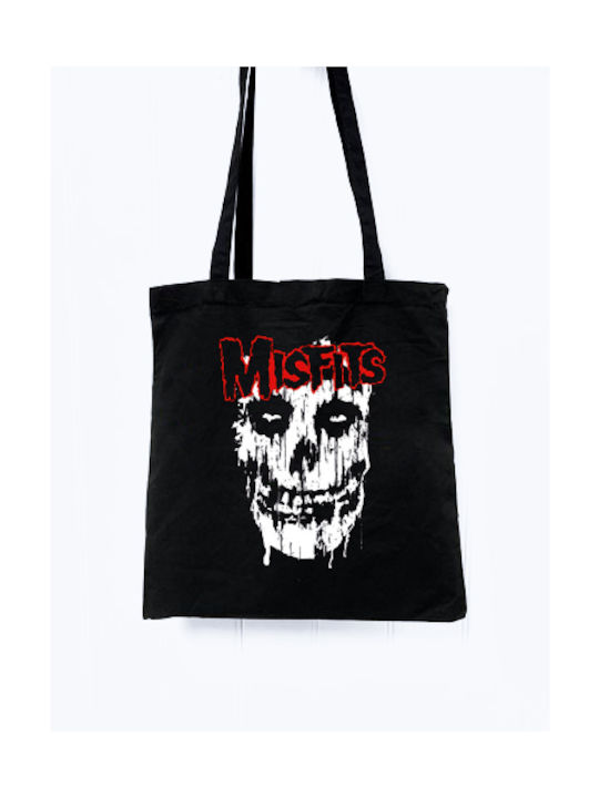 Misfits shopping bag in black color