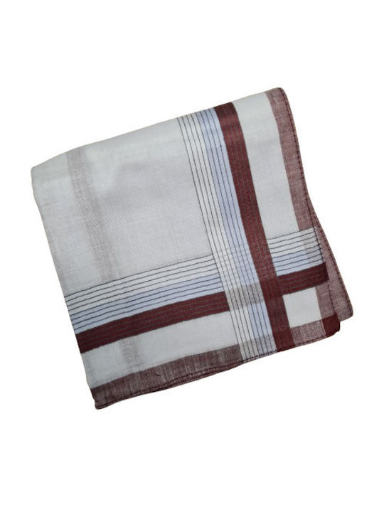 Handkerchief Nose Scarf Cotton Men's Colored Gray Striped