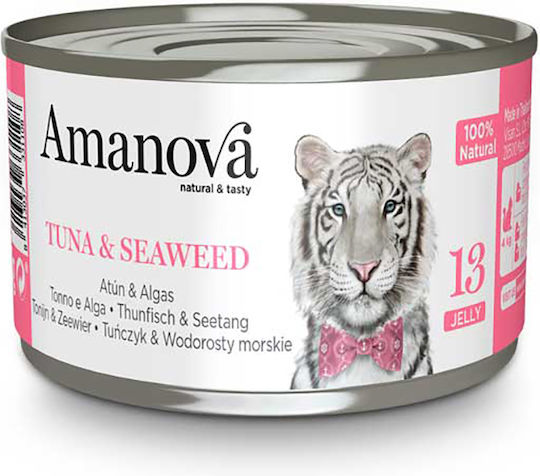 Amanova Natural & Tasty Jelly Мокра Храна за Възрастни Котки в Може да с Риба тон 70гр