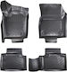 Rizline Set of Front and Rear Mats 4pcs Tray Type for Jeep Grand Cherokee 2011 Black
