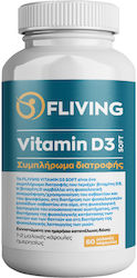 Fliving Vitamin D3 Vitamin 2000iu 60 softgels