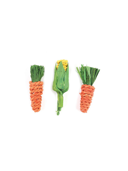 Happypet Critters Choice Sisal Carrots & Corn Играчка за Гризачи