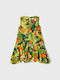 Mayoral Kids Dress Floral Sleeveless Green