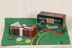 Set of 200 Poker Chips