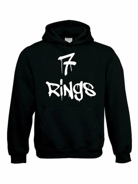 7 Rings Hoodie Black