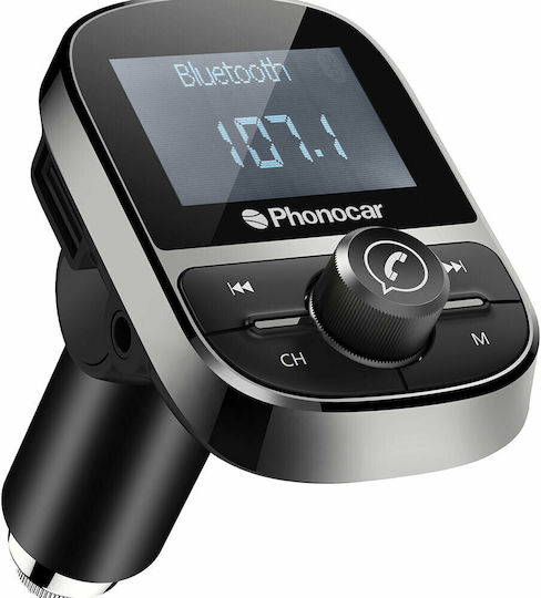 Phonocar FM Transmitter Αυτοκινήτου με AUX / Bluetooth / MicroSD / USB