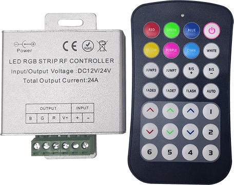 Elmark Ασύρματο Dimmer και RGB Controller RF με Τηλεχειριστήριο 99RGBCONTROL4