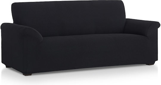 Mc Decor Delos Elastic Cover for Two Seater Sofa Negro 130εκ. 1pcs MCL.EL.DHLOS.D MAYRO