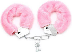 IntoYou Furry Metal Hand Cuffs Χειροπέδες Pink