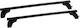G3 Metallic Roof Bars Pacific 127cm for Audi A1 3D Set with Roof Rack Legs Black