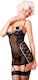 Anais Apparel Xantina 41233 Sexy Babydoll Μαύρο
