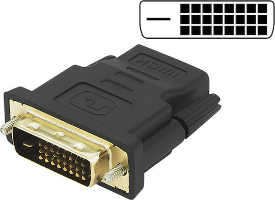 Blow Μετατροπέας DVI-D male σε HDMI female 1τμχ DM-92-130