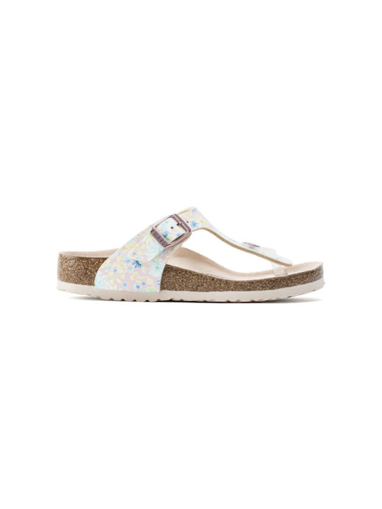 Birkenstock Παιδικά Πέδιλα Gizeh Ανατομικά Λευκά