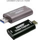 Конвертор USB-A мъжки към HDMI женски Черен 1бр
