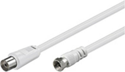 Goobay Καλώδιο Δορυφορικής F-Connector male - Coax female 5m (11831)