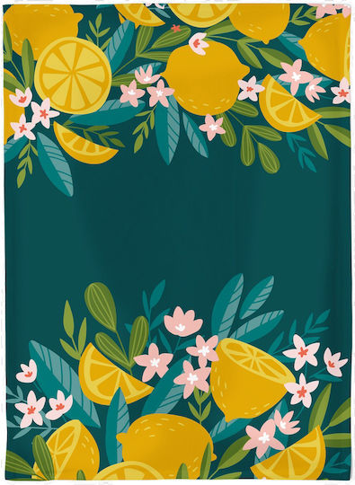 Chic Mic Lemons Prosop De Bucătărie Din 100% Bumbac În Culoare Verde 50x70cm