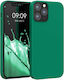 KWmobile Rubber Back Cover Σιλικόνης Emerald Gr...