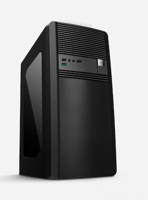 Supercase F56 Midi Tower Computer Case Black