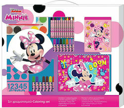 Διακάκης Minnie Colouring Set in Case Σετ Χρωματισμού 54x47cm 54x47cm 31pcs