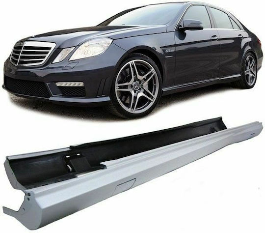 Türschweller Auto Seitwärts Kompatibel mit Mercedes-Benz E Klasse W212 2009+ AMG S65 Aussehen