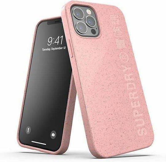 Superdry Snap Umschlag Rückseite Kunststoff Rosa (iPhone 12 / 12 Pro)
