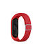 Hurtel Fabric Curea Tesatura Roșu (Mi Smart Band 5/Mi Smart Band 6)