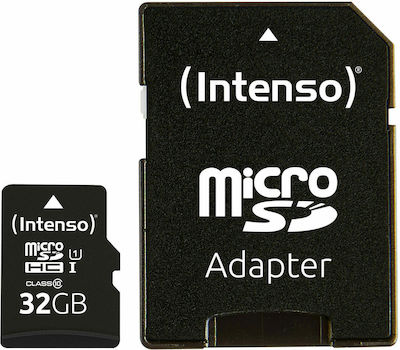 Intenso Performance R90 microSDHC 32GB Class 10 U1 UHS-I with Adapter