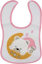 Buude Bib Fabric with Hoop & Loop Fastener Pink