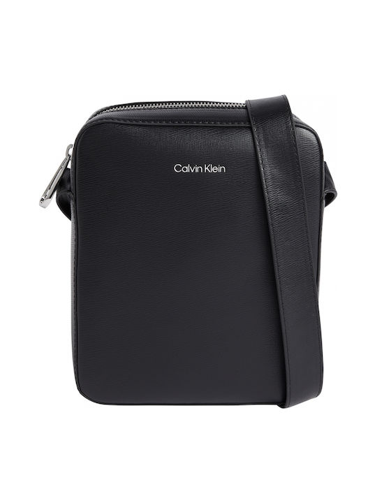 Calvin Klein Minimalism Reporter S Ανδρική Τσάντα Ώμου / Χιαστί σε Μαύρο χρώμα