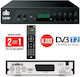 DM-1640 Ψηφιακός Δέκτης Mpeg-4 Full HD (1080p) με Λειτουργία PVR (Εγγραφή σε USB) Σύνδεσεις SCART / HDMI / USB