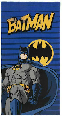 Kinder-Strandtuch Blau Batman 140x70cm