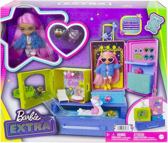 Barbie Minis Σετ Κούκλας Extra για 3+ Ετών 14εκ.