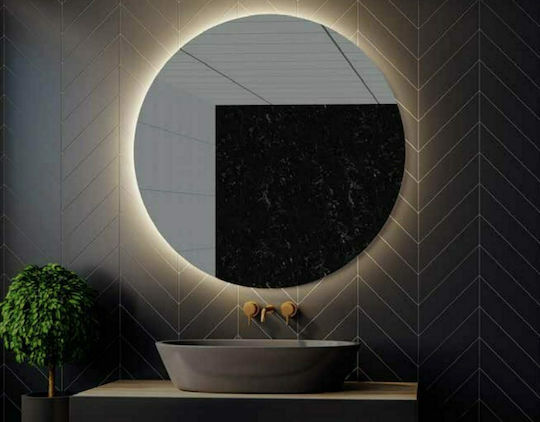 Karag Sardes Round Bathroom Mirror Led 80x80cm