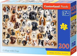 Puzzle pentru Copii Collage with Dogs pentru 7++ Ani 200buc Castorland