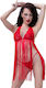 Chilirose Chilirose Sexy Babydoll & String Rot