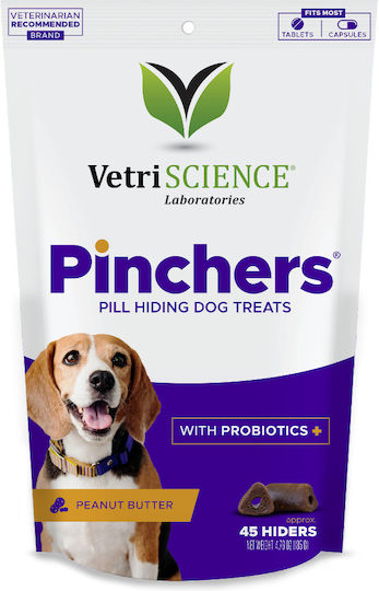 Vetriscience Pinchers Λιχουδιά Σκύλου σε Δισκία 45 tabs για Ηπατικές Παθήσεις