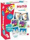 Board Game Memo με Ζωάκια for 2-4 Players 4+ Years Old Argy Toys