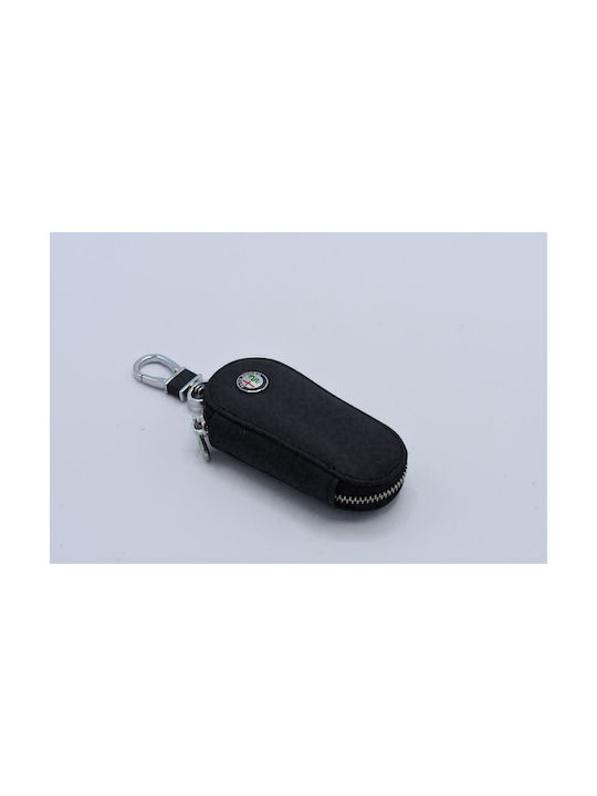 Keyholder in leatherette with ALFA ROMEO logo